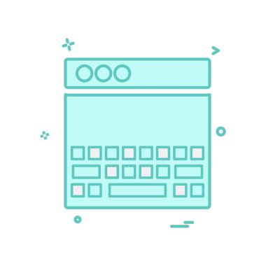 Web düzeni simge tasarım vektörü