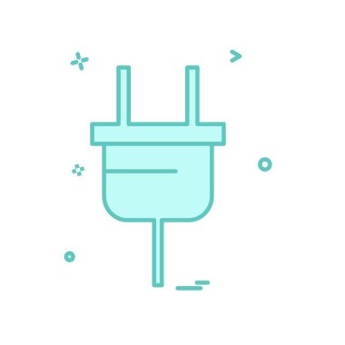 power Plug simge tasarım vektörü 