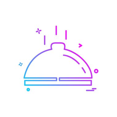 Tabak simgesi tasarım vektörü