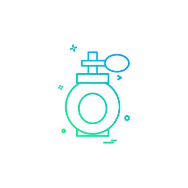 Parfüm simge tasarlamak vektör