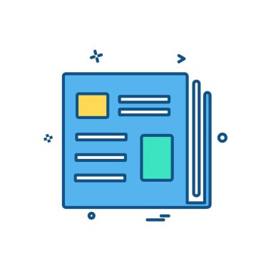 defter simge tasarlamak vektör