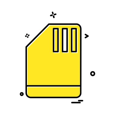 Belge simgesi tasarım vektörü 