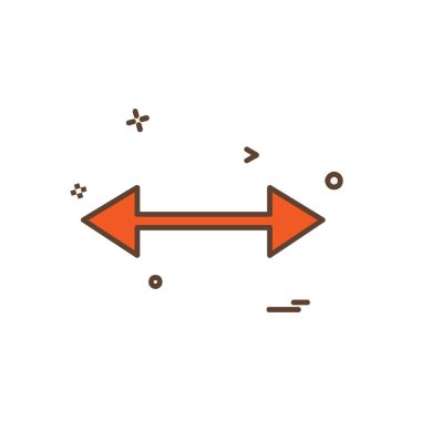 İki yönlü simge tasarlamak vektör