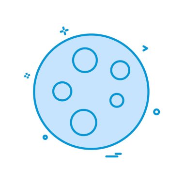 molekül simge vektör tasarımı