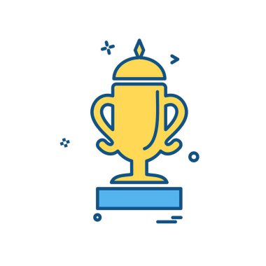 Ödül simgesi tasarım vektörü