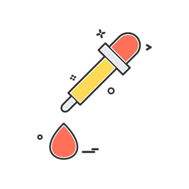 Damlalık simgesini vektör tasarımı