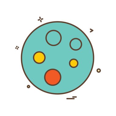 molekül simge vektör tasarımı