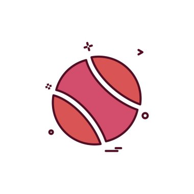 topu simge vektör tasarımı