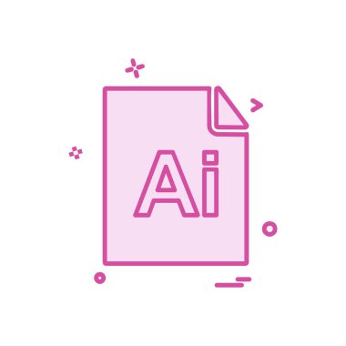 Dosya simgesi tasarım vektörü