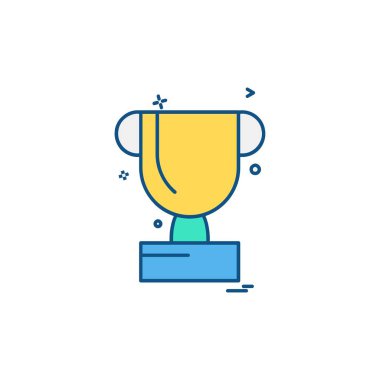 Ödül simgesi tasarım vektörü