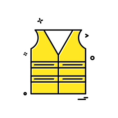 İş simgesi tasarım, renkli vektör çizim