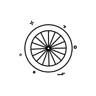 Araba atölyesi simge tasarım vektörü 