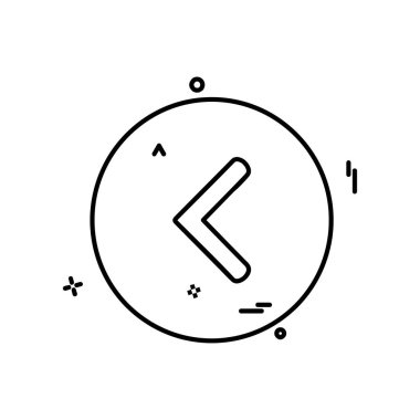 Ok simgesi tasarım vektörü