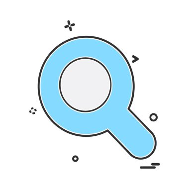 Arama simge tasarlamak vektör