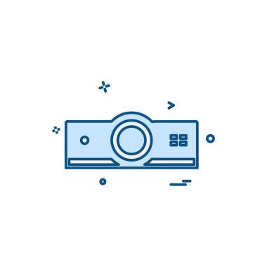 Ortam ve Kamera simgesi tasarım vektörü 