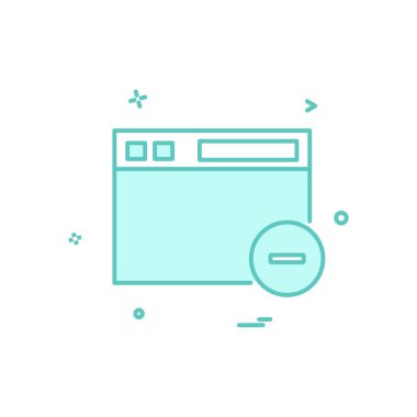 Web yerleşim simgesi tasarım vektörü