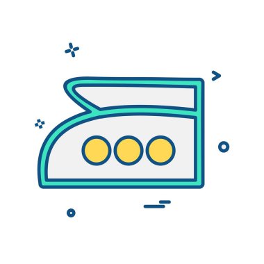 Demir simgesi tasarım vektörü