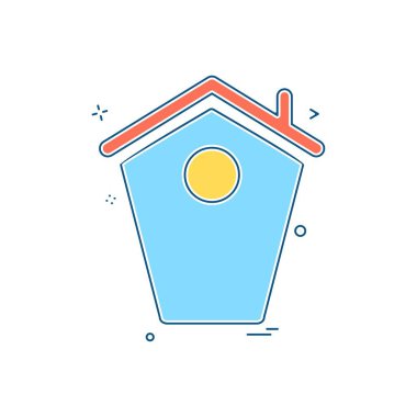 Emlak simge tasarlamak vektör