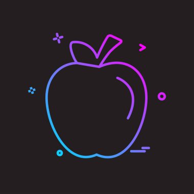Apple simge tasarım vektörü