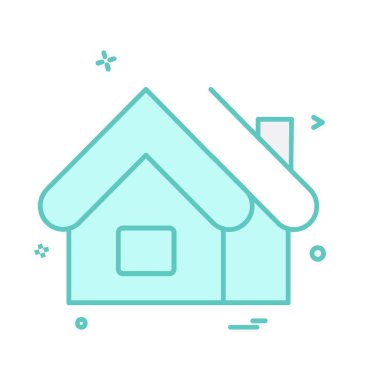 Ev simgesi tasarım vektörü