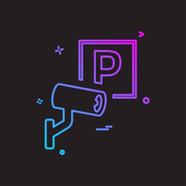 Seyahat simgesi tasarım vektörü