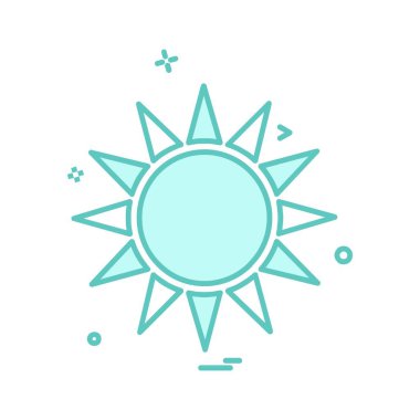 Hava simgesi tasarım vektörü 