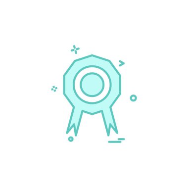 Ödülü simge vektör tasarımı