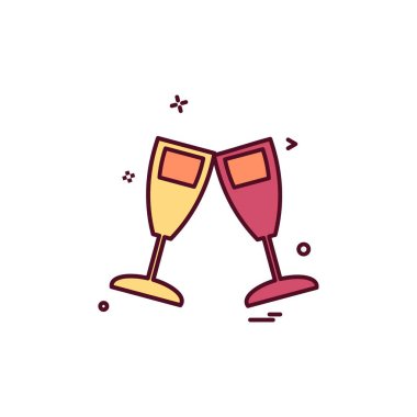 Gıda simgesi tasarım vektörü 