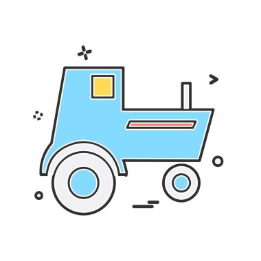 Kamyon simgesi tasarım vektörü