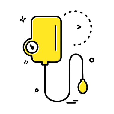 Tıbbi simge tasarım, renkli vektör çizim