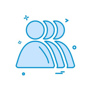 Avatar simge tasarlamak vektör