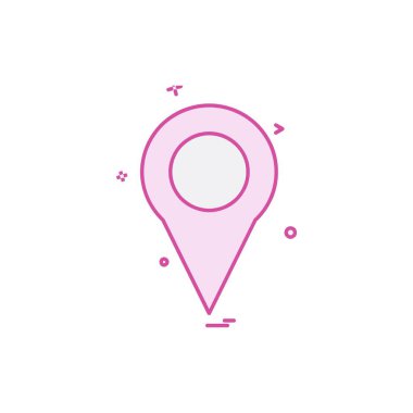 Navigasyon simgesi tasarım vektörü