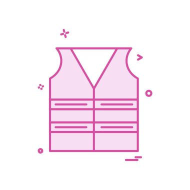 İş simgesi tasarım, renkli vektör çizim