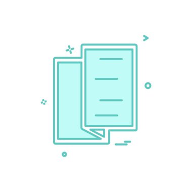 defter simge tasarlamak vektör