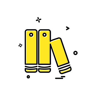 Dosya simgesi tasarım vektörü