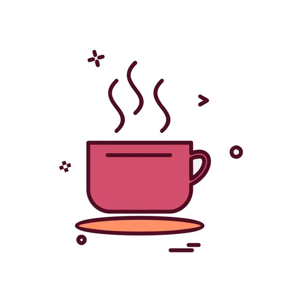 Drink Icon Design Bunte Vektorillustration — Stockvektor