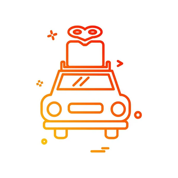 Diseño Iconos Transporte Ilustración Vectorial — Vector de stock