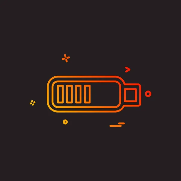 Téléchargement Icon Design Illustration Vectorielle Colorée — Image vectorielle