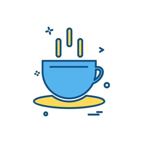 Drink Icon Design Bunte Vektorillustration — Stockvektor