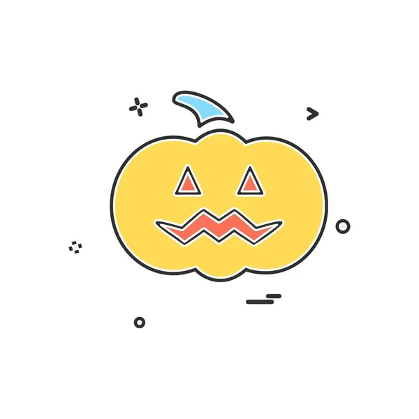 Halloween Icono Diseño Vector — Vector de stock