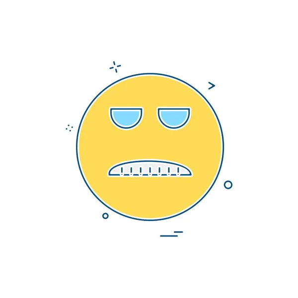 Emoji 아이콘 디자인 일러스트 — 스톡 벡터