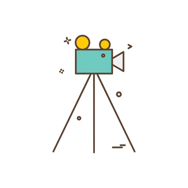 Ontwerp Camera Icoon Vector — Stockvector