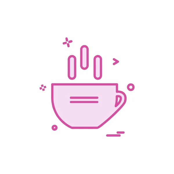 Drink Icon Design Bunte Vektorillustration — Stockvektor