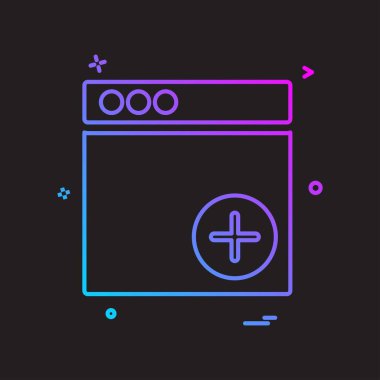 Web düzen simge tasarlamak vektör