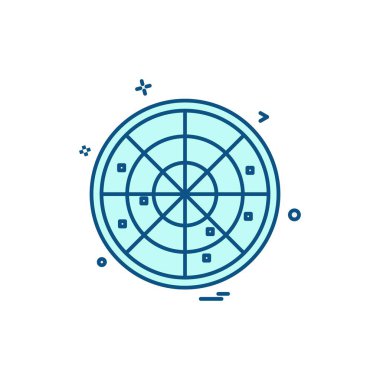 Hedef simge tasarlamak vektör