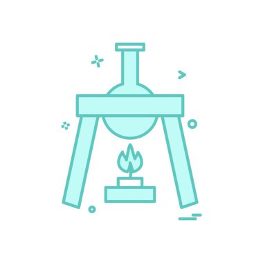 Şişesi simgesi tasarım, renkli vektör çizim