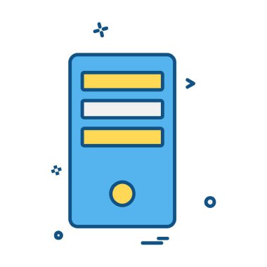 Bilgisayar simgesi tasarım vektörü