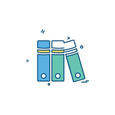 Dosya simgesi tasarım vektörü 