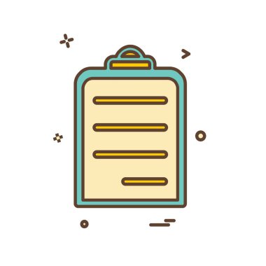 Pano simgesi tasarım, renkli vektör çizim