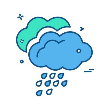 Hava simgesi tasarım vektörü